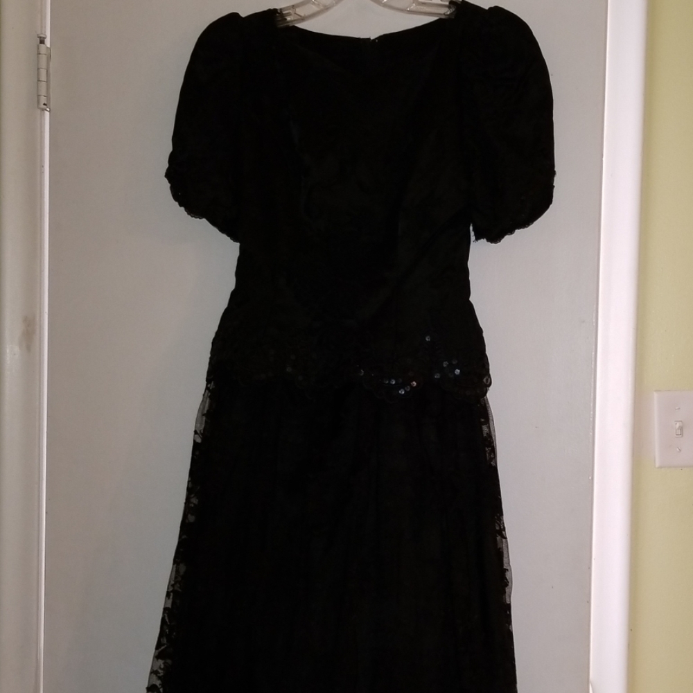 Semi black formal dress